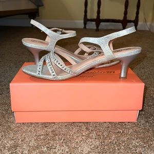 Silver Sparkly High Heels
